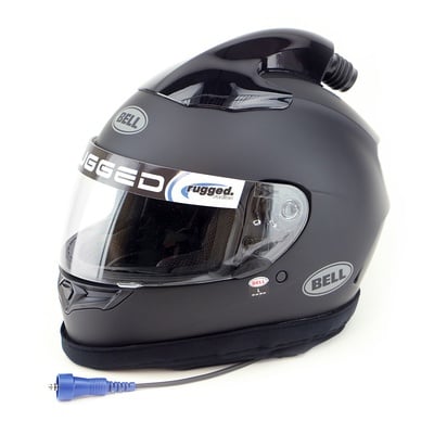 Rugged Radios Bell Qualifier Pumper DOT Wired Helmet (XX-Large) - QFA-HK-XXL